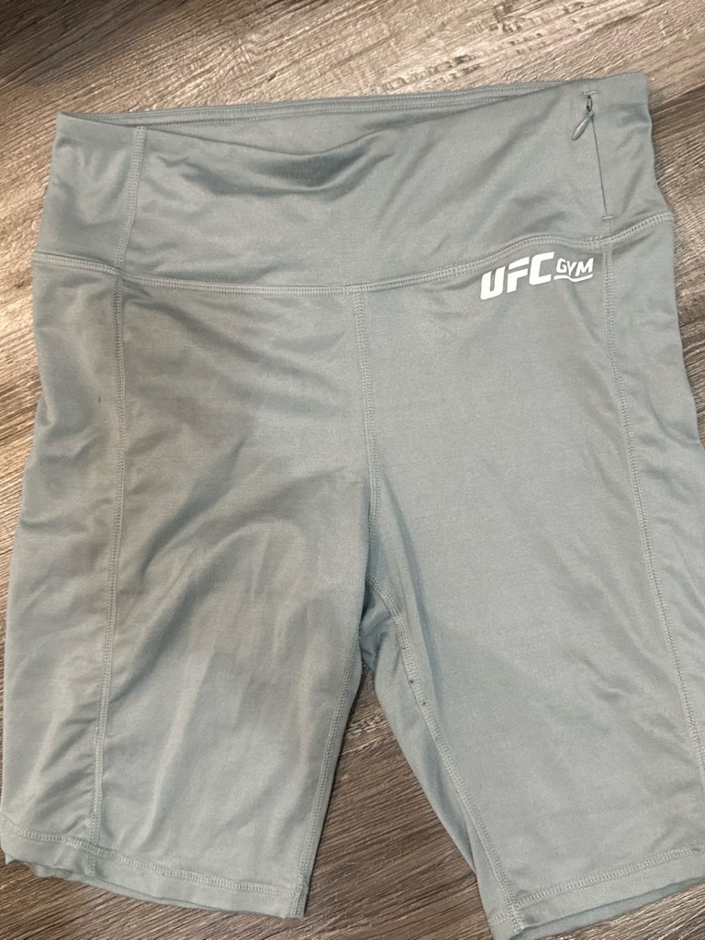 UFC gym bike shorts Women's High-Waist light olive Training Shorts